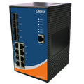 ORing GigE 8x 10/100/1000TX + 4x SFP Managed Industrial Switch